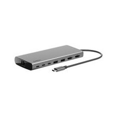 Experience Seamless Connectivity with the Belkin CONNECT 8-in-1 Dual Display Core Hub Docking Station - Unleash Your Productivit